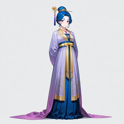 Mischievous Dragon-Girl in Hanfu Mischievous Dragon-Girl in Hanfu