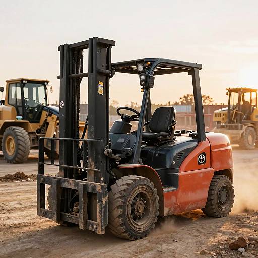 Toyota 8-6 Forklift in Action