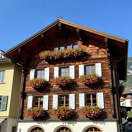Charming Wooden Building in Zermatt