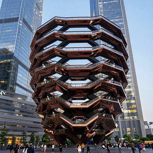 Massive Urban Steel and Glass Symbol