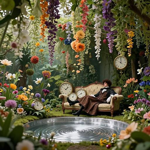 Surreal Victorian Dreamscape Garden