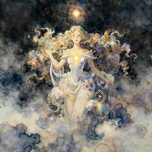 Haunting Celestial Mage in Mist