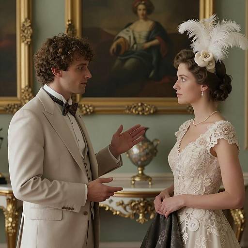 Elegant Couples' Interaction in Style