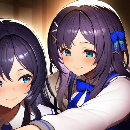 Illustration of Aiba uiha, nijisanji in the style of Ro g (oowack)