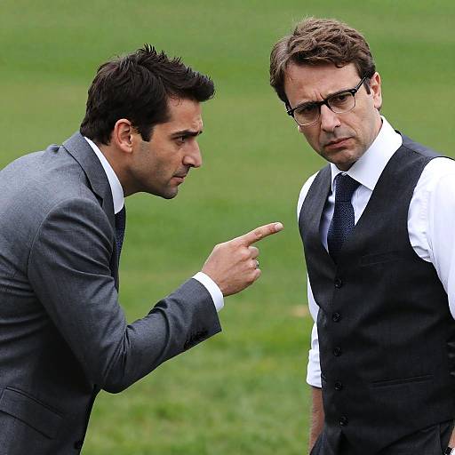 Dramatic Outdoor Portrait of Two Men