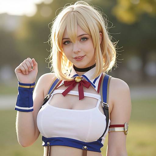 Realistic Rika Furude Cosplay Photo