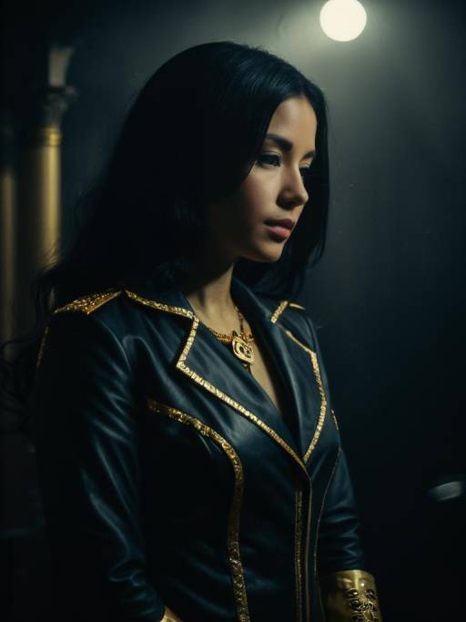 Woman in Marina Ismail Cosplay Costume