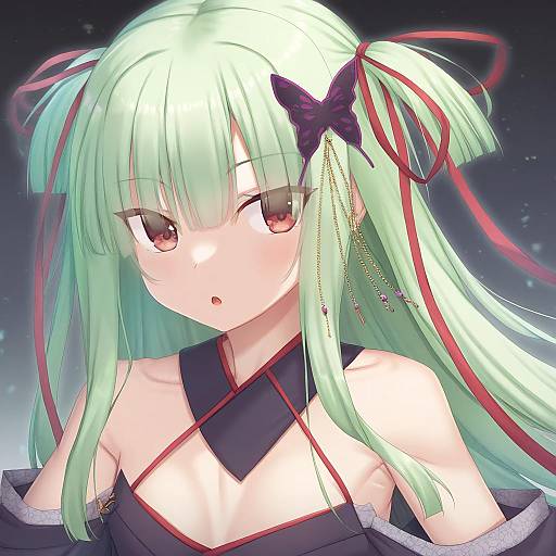 Illustration of Murasame (senren), senren banka in the style of Miyai sen