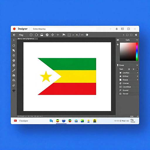 Flag Designer Digital Canvas Interface