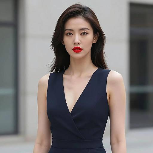 Sophisticated Urban Portrait of a Confident Woman