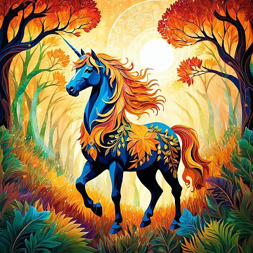 Enchanting Earthy Centaur in Sunlit Forest Enchanting Earthy Centaur in Sunlit Forest
