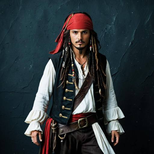Captain Jack Sparrow Pirate Cosplay Costume