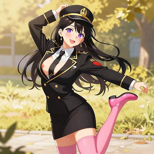 Kurotaki Rin: Golden Hour Military Dancer