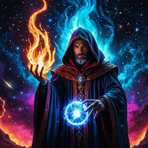 Galactic Sorcerer Casting Cosmic Spell