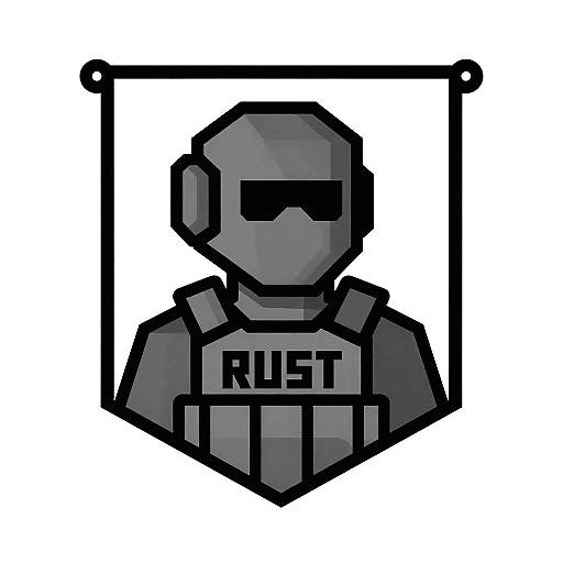 Minimalistic Rust Server Headbanner