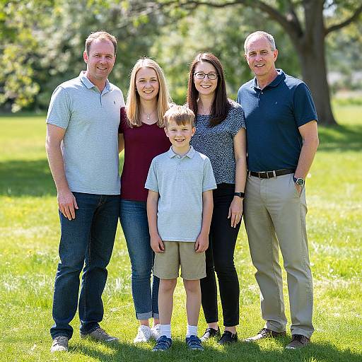 Finlay's Family Outdoor Portrait
