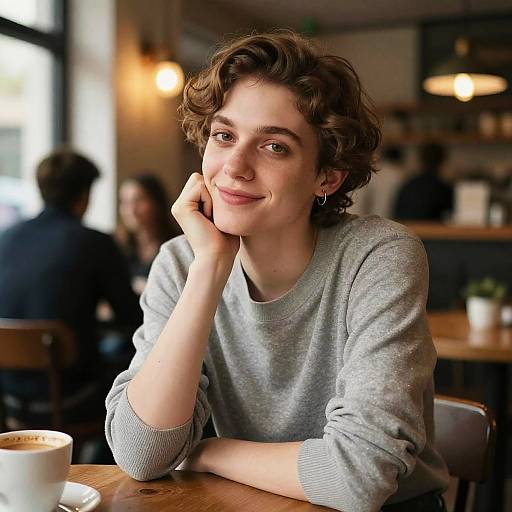 Cozy Café Date with Crossdresser