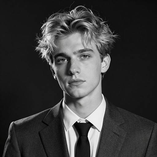 Stylish Young Man in Classic Attire