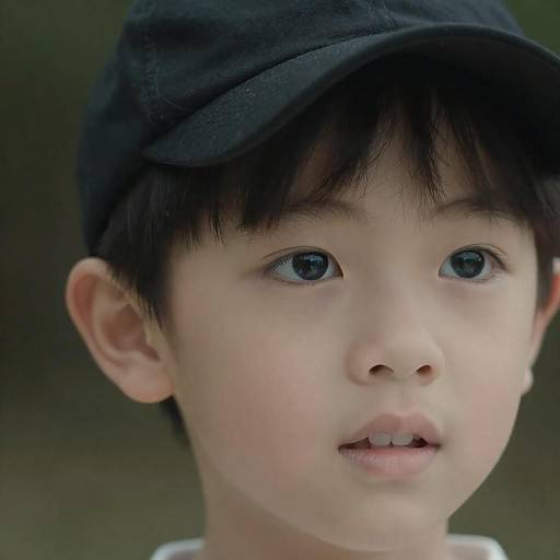 Close-Up of a Young Boy in CGI