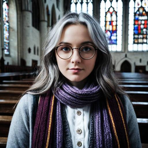 Lavender Brown in a Church Setting