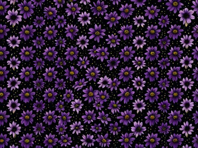 Elegant Dark Floral Pattern Wallpaper