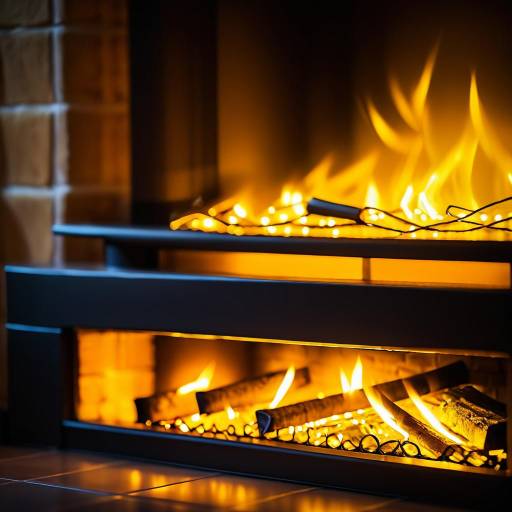 Warm and Cozy Fireplace Ambiance