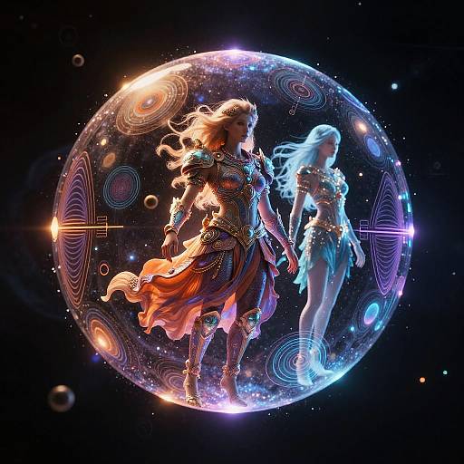 Cosmic Orb Character Design Generator