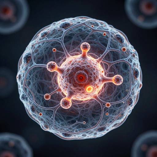 Microscopic View of Cancer Cell