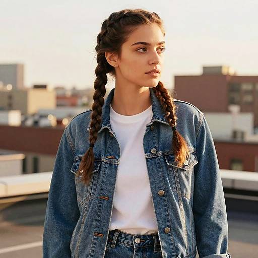 Two-Strand Braids on Rooftop Style