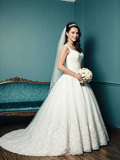 Elegant Bride Wedding Portrait