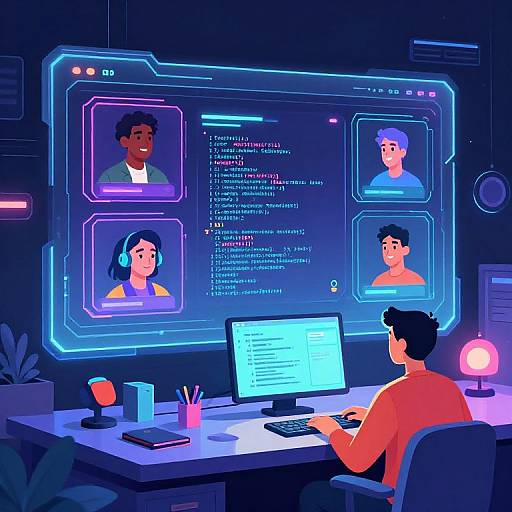 Futuristic Animated Avatars Platform