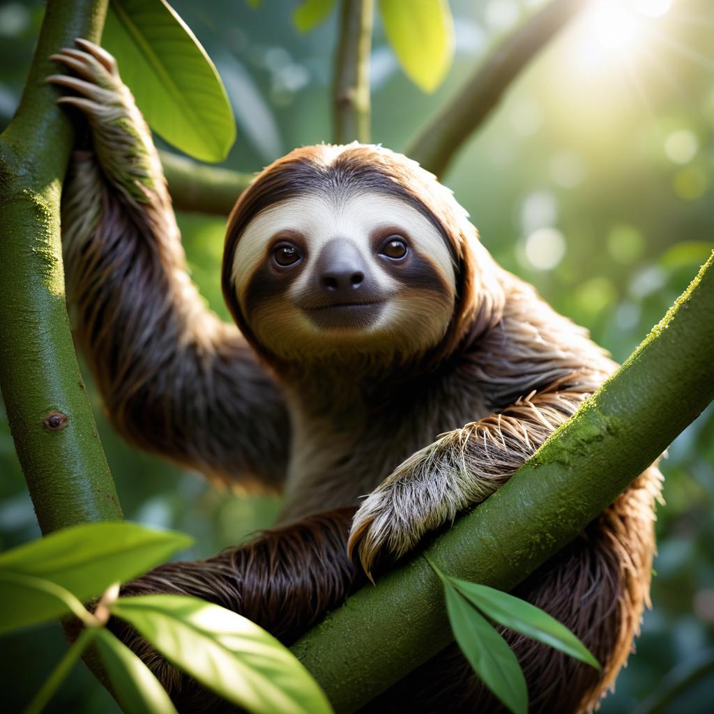 Hyper-Realistic 3D Sloth Rendering in Unreal