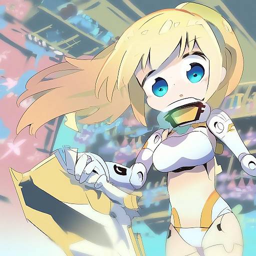 Illustration of Arnval, busou shinki in the style of Moyazou (kitaguni moyashi seizoujo)