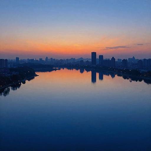 Surreal Dreamscape Lake at Dawn