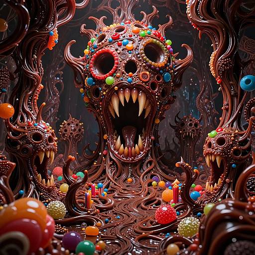 Elvish Candy-Land Horror Dreamscape