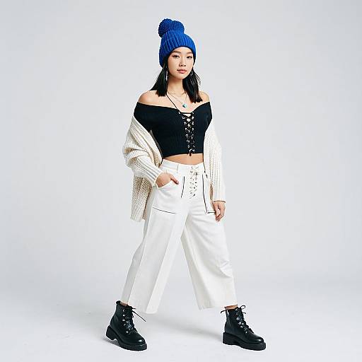 Chic Street Style Fashion Portrait