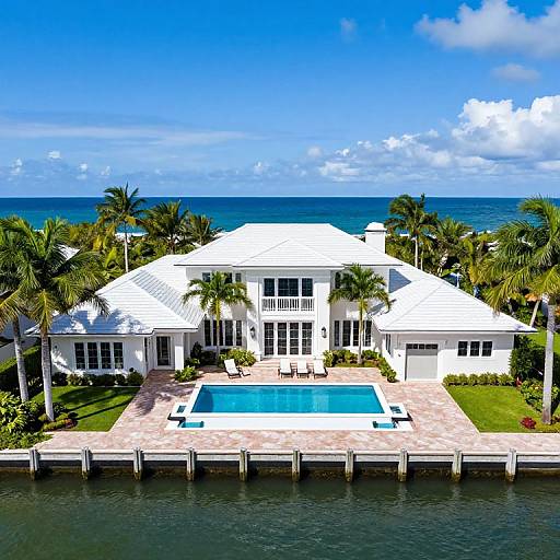Lighthouse Point Waterfront Estate with Pool