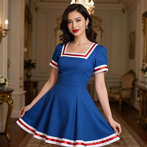 American Fancy Dress Woman