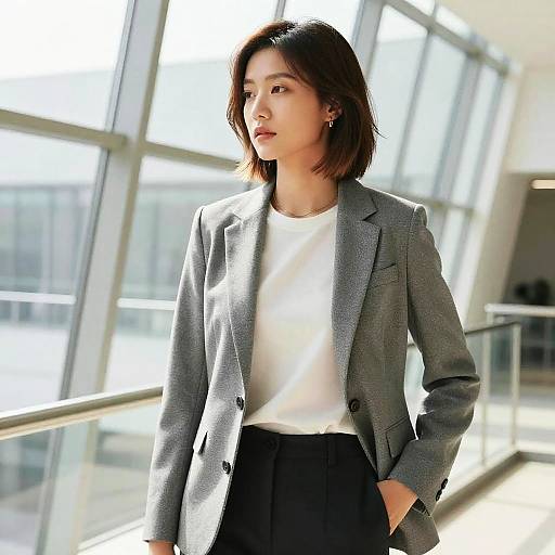 Young Professional with Drop Fade Hairstyle