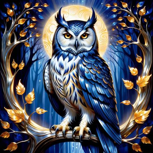 Ethereal Owl of Mystical Wisdom Ethereal Owl of Mystical Wisdom