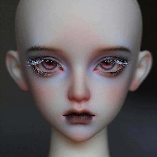 Albino Character Intense Portrait