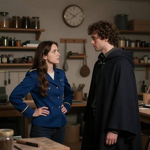 Dim Workshop Standoff With Military Woman