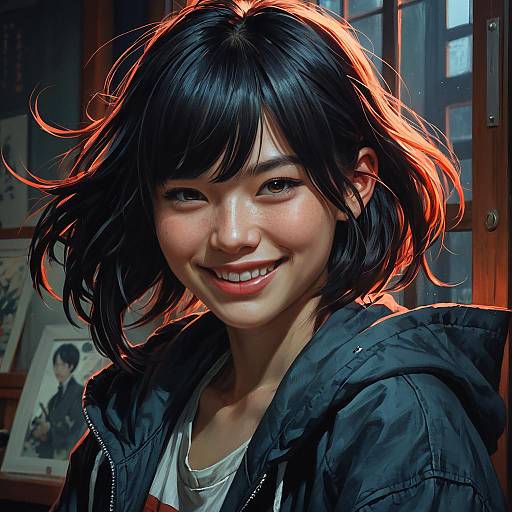 Seductive Demonic Tomboy with Freckles