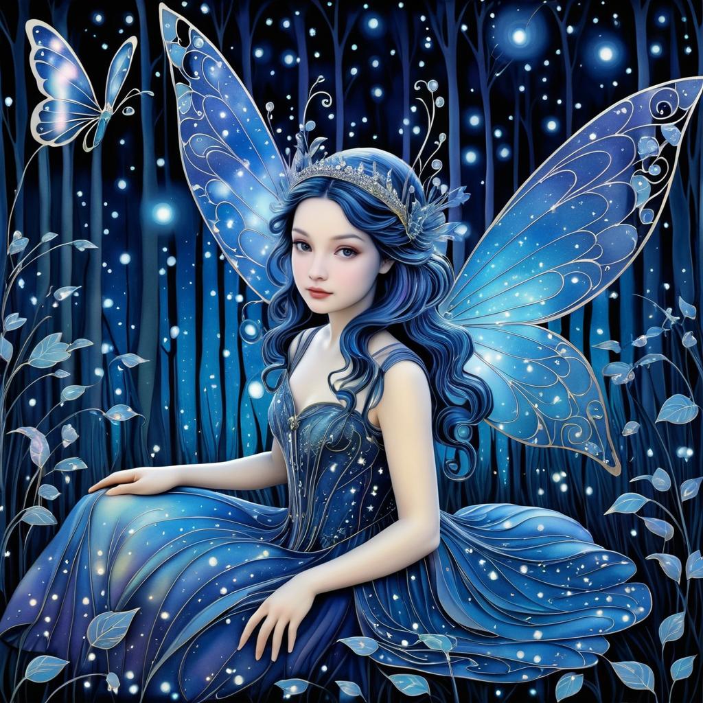 Whimsical Twilight Fairy in Glade