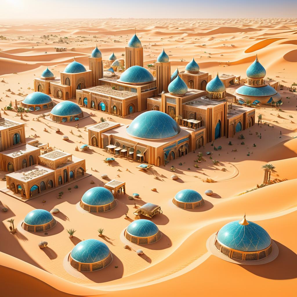 Futuristic Sahara Desert City Design