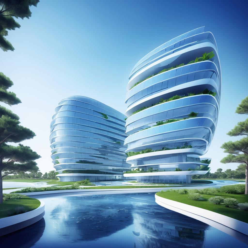 Futuristic Sustainable Headquarters for AquaGen