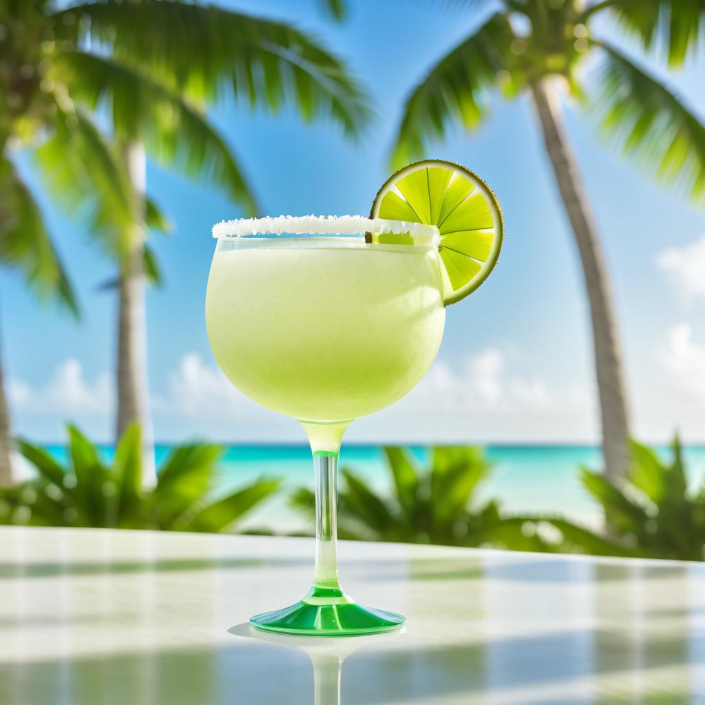 Tropical Coconut Lime Daiquiri Delight