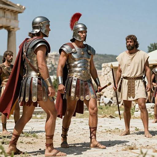 Ancient Athens Hoplite RPG Scene