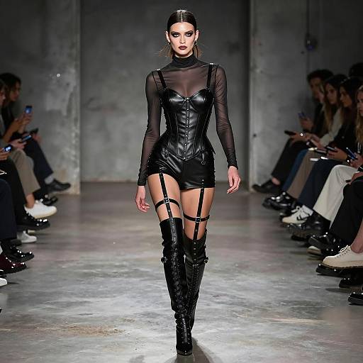 Futuristic Gothic Fashion on the Runway