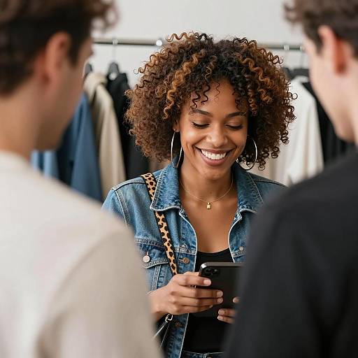 Charming Portrait of Smiling Woman